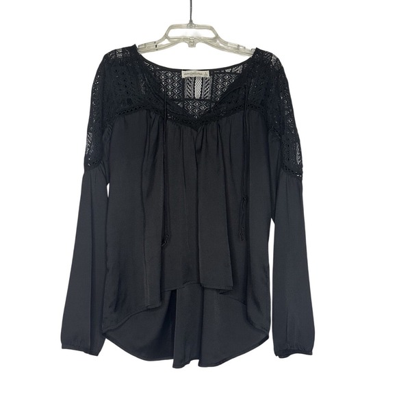 Abercrombie & Fitch Tops - Boho Abercrombie & Fitch Women's Peasant‎ Top With Crochet Lace Size Small
